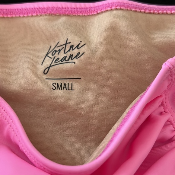 NWT Kortni Jean bikini bottom bubblegum pink color Small - Picture 3 of 3